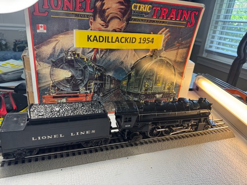 🚂 LIONEL #1666 2-6-2 DRUCKGUSS DAMPFLOK UND TENDER💥 L1211