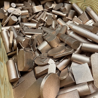 #ad Lot 50 Pounds lbs Total .999 Fine Copper Bullion Bars Ingots Production Scrap $650.00