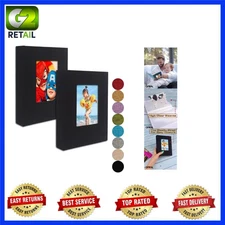 Personalizable Black Linen Photo Album 2-Pack - Perfect Keepsake for Memories