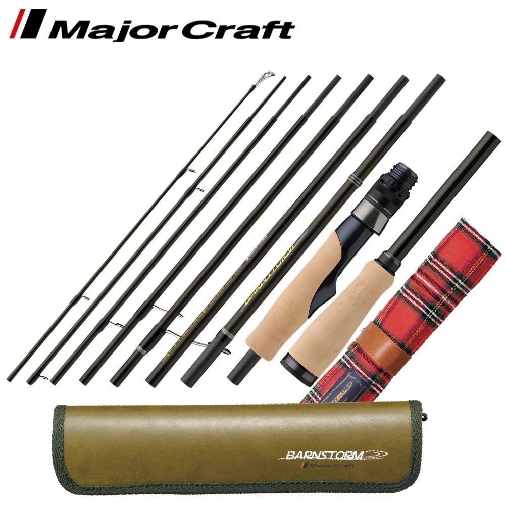 MAJOR CRAFT Ultra Light Fishing Travel Spinning Rod BARNSTORM BSS-649L