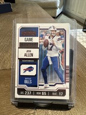 2023 Panini Contenders Red Game Ticket Josh Allen #11 Buffalo Bills