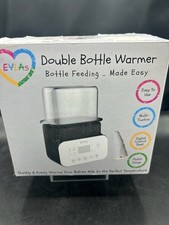 Evlas Double Bottle Warmer - Baby Bottle Milk Warmer - Open Box