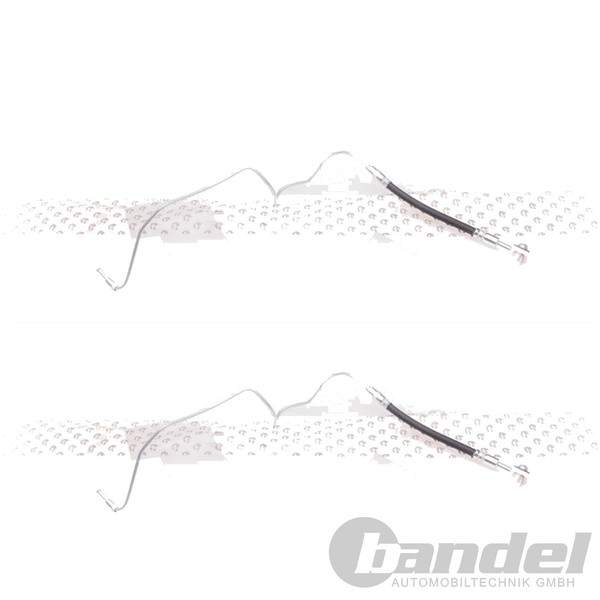 2X Esen SKV BremsschlÄUche Hinten Beidseitig Passend FÜR Audi A3 Seat Toledo-image