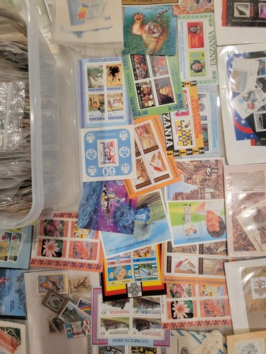 Huge Global Stamp Dealer's Lot $1,000+ Value Mint/Used Sheets, Topicals, Dealers - 第 6/23 張圖片