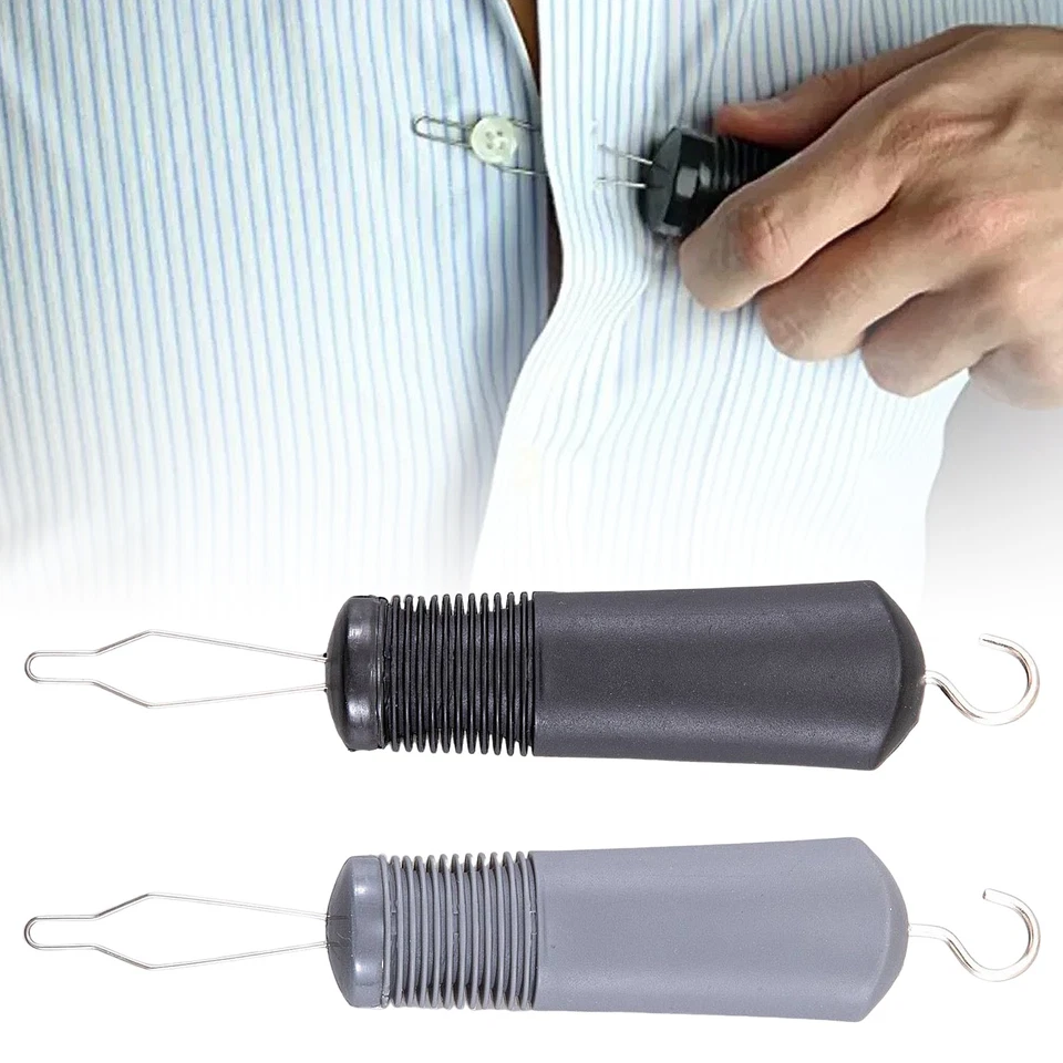Button Hook Zipper Pull Helper Dressing Aid Assist Device for Arthritis Elderly - Image 4 of 4