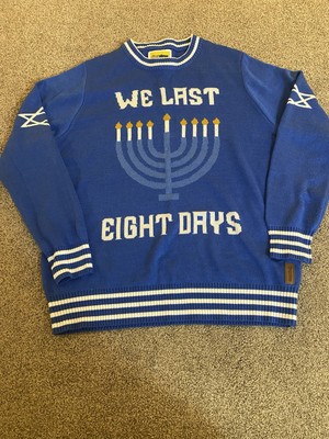 Tipsy Elves We Last Eight Days Hanukkah Sweater 2XL