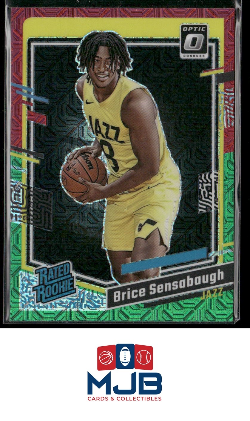 2023-24 Donruss Optic - Choice Red and Green Brice Sensabaugh Rookie #209