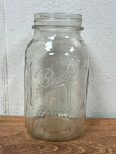 Clear Ball Vintage MASON JAR Canning A10 NO LID