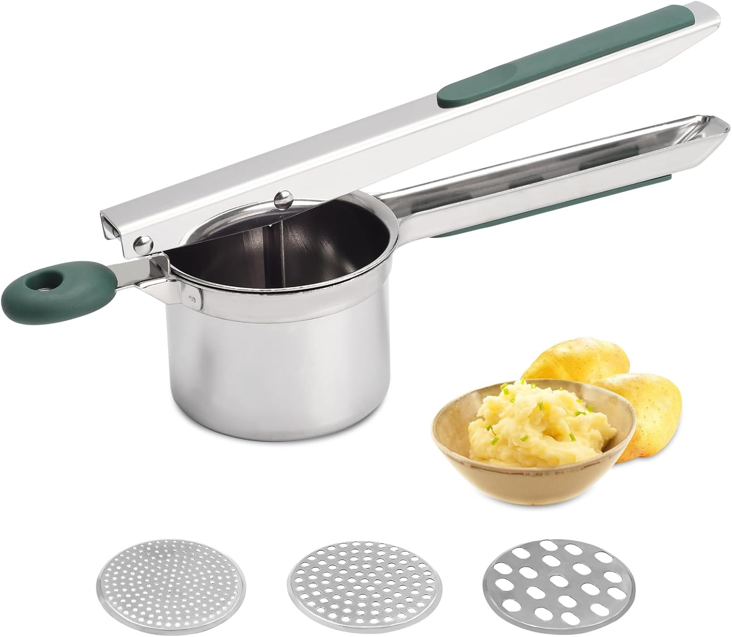 Schiacciapatate Professionale Inox 425ml - Robusto per Passatelli e Gnocchi