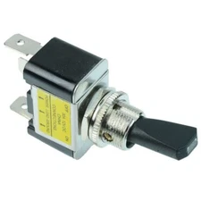 Red Blue On-Off illuminated Flat Handle Toggle Switch 30A 12VDC SPST