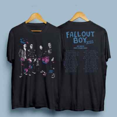 Fall Out Boy Unisex Bubbles So Much For Stardust Tour T-Shirt - Black