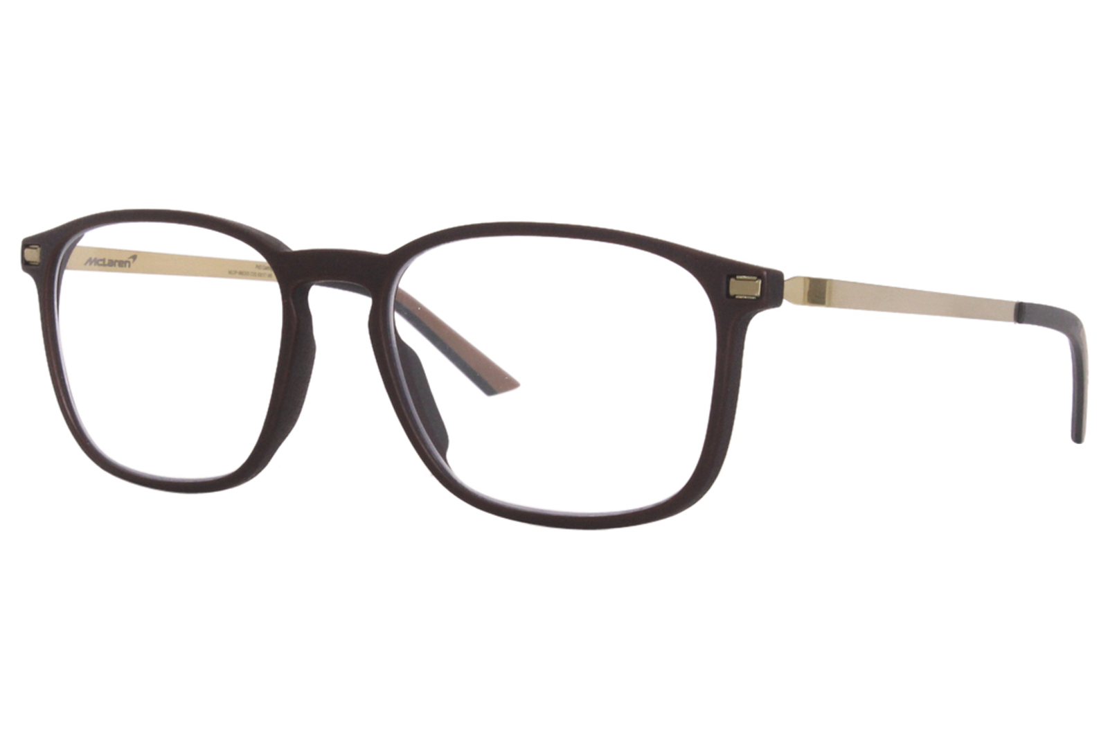 Оправа для очков McLaren MLOP-98O03 C02 мужская матово-коричневая/золотая, полная оправа 53 мм