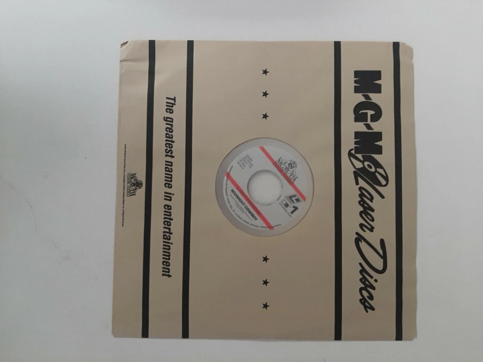 Laserdisc Midnight Cowboy Dustin Hoffman Jon Voight VG Foto 3 de 4