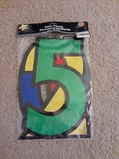 Glitter Number Cutouts Digits 0 1 2 5 / Exrta Large For Party Celebration