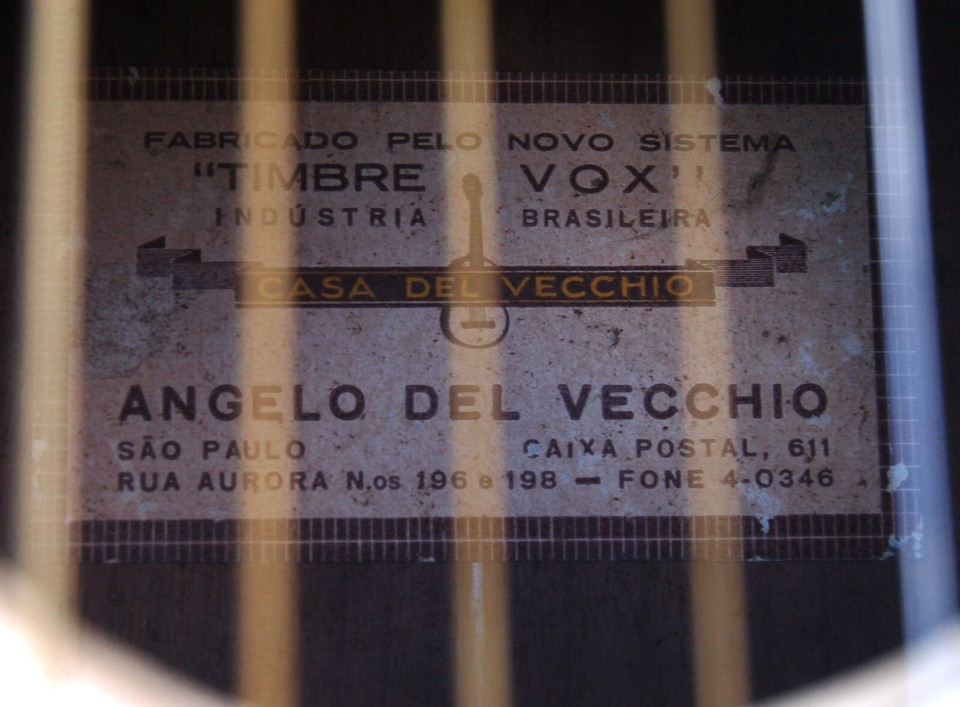 Vintage Del Vecchio Timbre Vox Guitar eBay