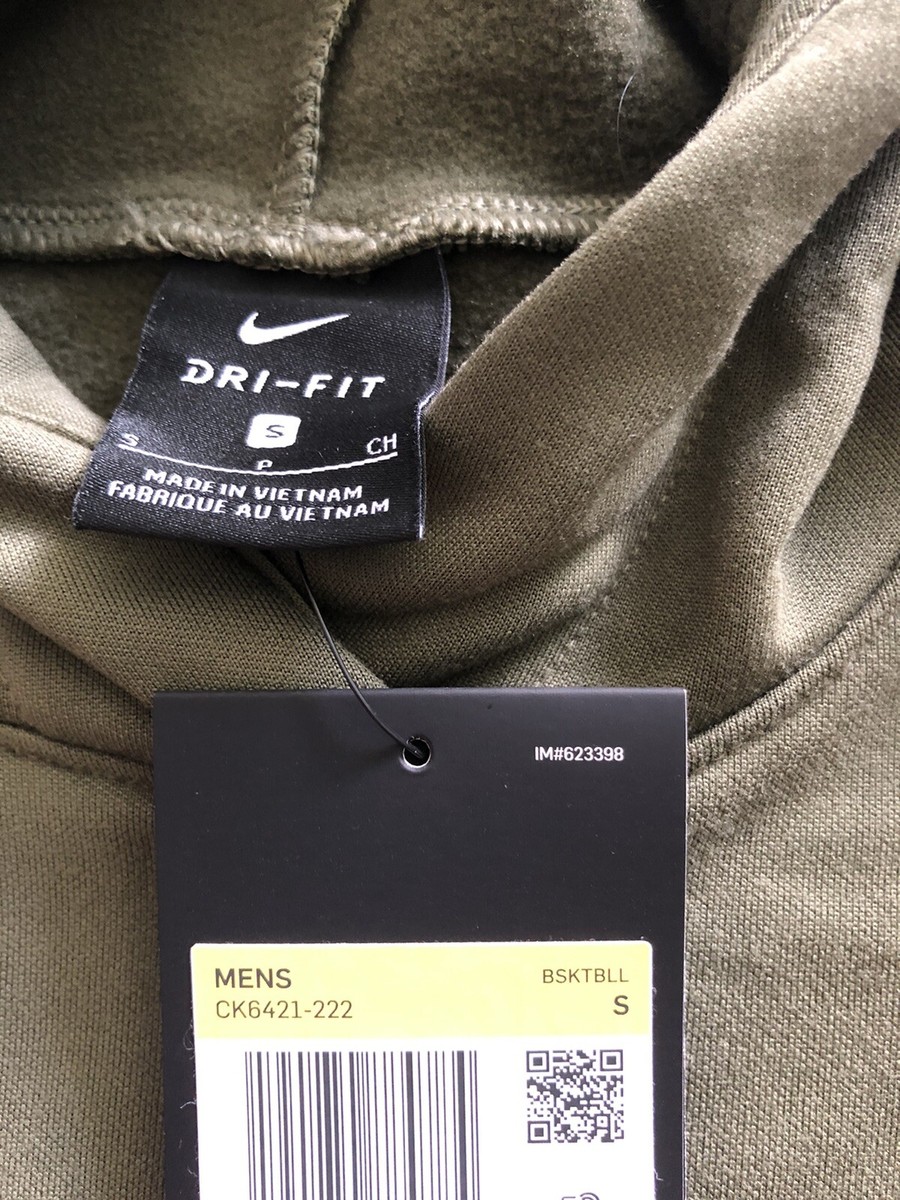 NWT Nike Men's Spotlight Basketball Hoodie Sweatshirt Olive NWT Nike Men's Spotlight Basketball Hoodie Sweatshirt Olive