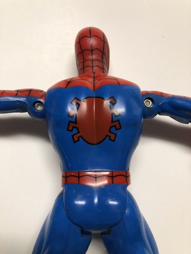 RARE SUPER POSABLE SPIDER-MAN With Suction Cups 10 “ ,Marvel Universe - Picture 7 of 9