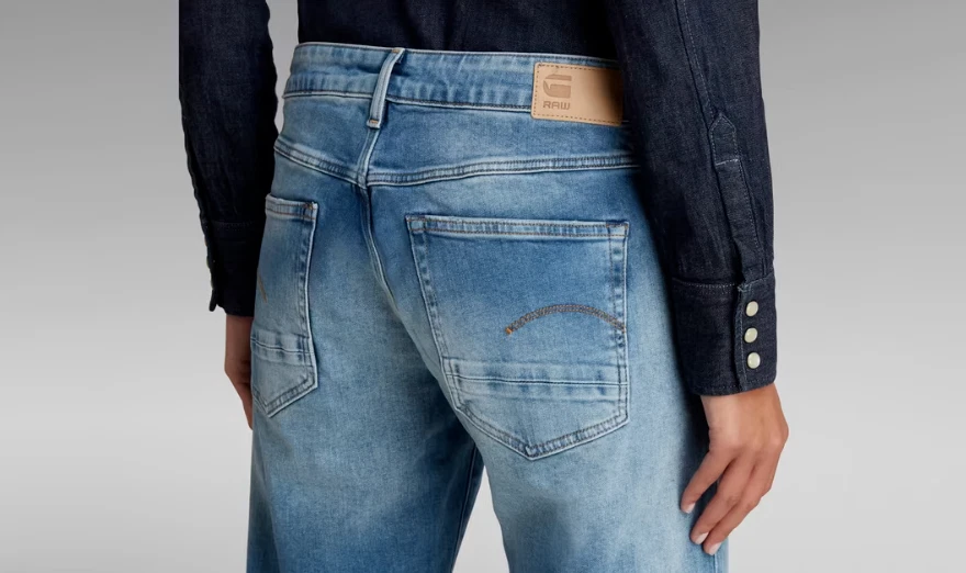 G-Star RAW Kate Jeans Womens Low Waist Boyfriend BNWT RRP £110 Light Indigo Aged - Image 4 of 4