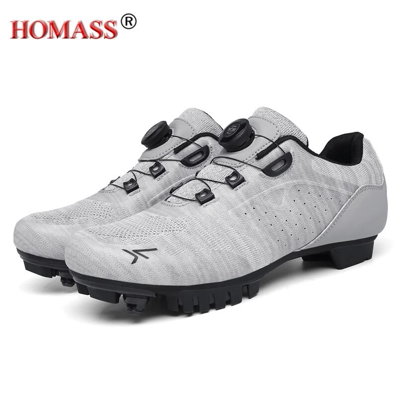 Para hombres Zapatos de Ciclismo de Carretera Mtb Bicicleta Tenis Transpirables Planos Zapatos de Bicicleta Foto 3 de 4