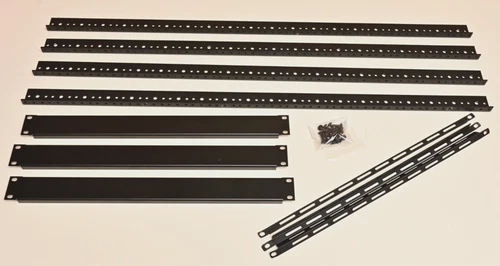Middle Atlantic 20U/35" Rack Rails (4) w/ 3x 1U Filler Plates Etc Custom Cabinet