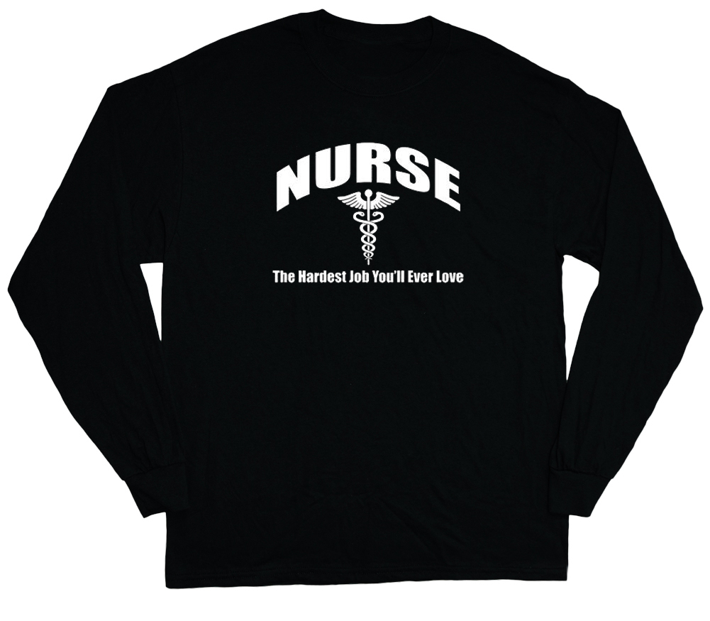 long sleeve t-shirt for men nurse nursing gift for nurses tee