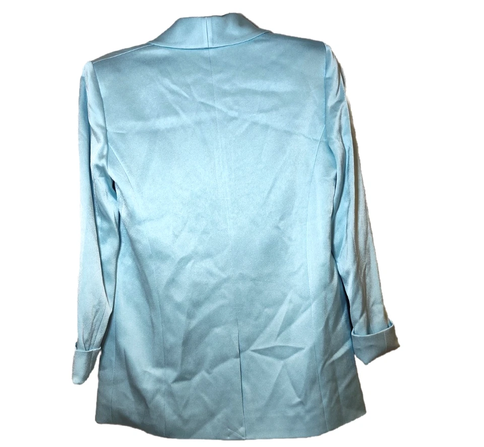 Alice + Olivia Revolve Yuriko Powder Blue Women's Blazer Size 4 $495 - Image 2 of 4