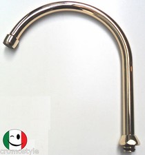 CANNA A PONTE PER RUBINETTO MONOFORO - DORATO - BAGNO ORO 24KT