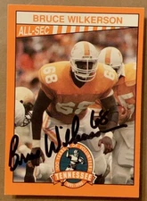 Bruce Wilkerson - Signed / Autographed - Tennessee Vols Football Card -100 Years