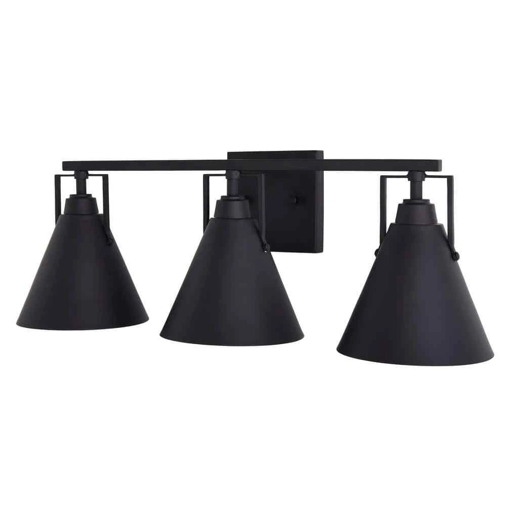 Vanity light 2024 matte black