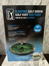 New Pga Tour 39 " Floating Golf Green Chipping 5 Targets 3 Balls Included Train