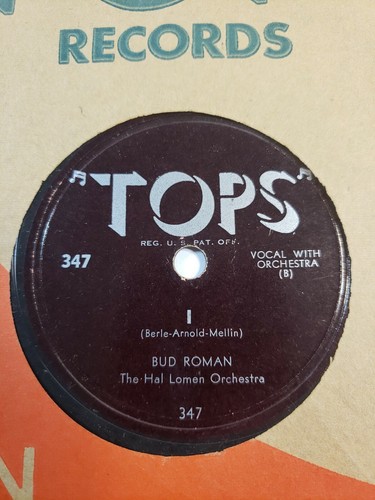 Mimi Martel / Bud Roman Tops Original Sleeve 10" 78rpm V+/V+ - Foto 2 di 3