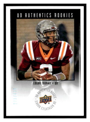 Logan Thomas 2014 Upper Deck UA-58  SN430  Authentics Rookies