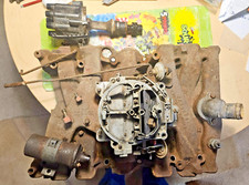 1966 Oldsmobile 442 4bbl Intake Manifold Oem Gm 390390 400 425 Distributor