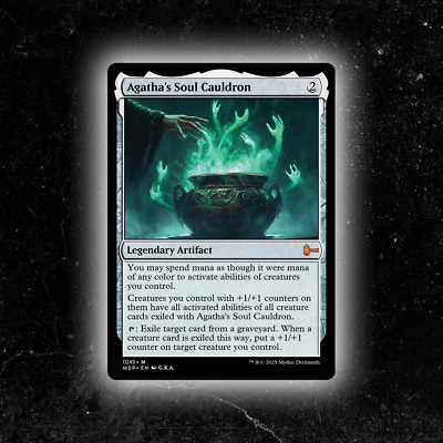 Agatha's Soul Cauldron - Custom Magic: The Gathering Card - High-Quality