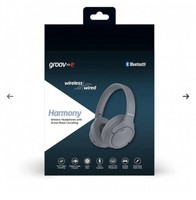 Groov e Wireless + wired Harmony  headphone with active Noise cancellation 