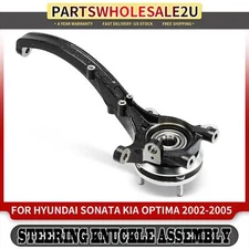 Front Left Steering Knuckle &Wheel Hub Bearing Assy for Hyundai Sonata 2002-2005
