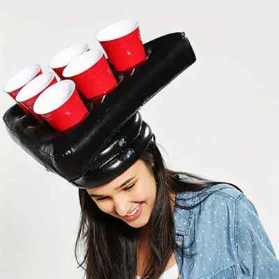 beer pong hat
