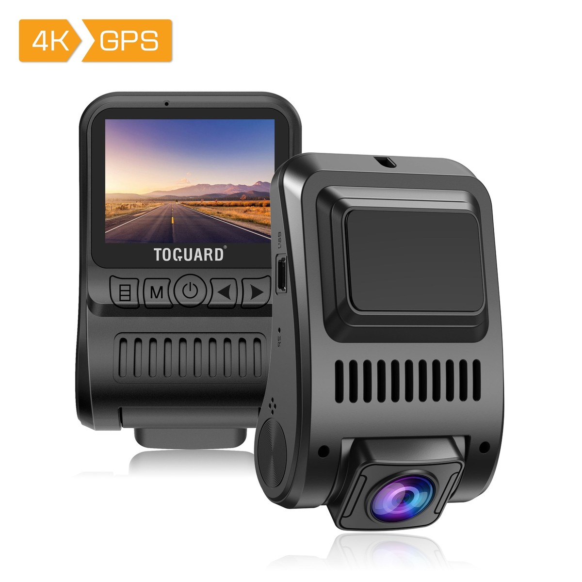 Garmin Dash Dual Dash Best Dash Cam Gps Combo TOGUARD UHD 4K Dash