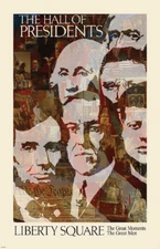 Hall of Presidents Liberty Square Poster 13x19 Satin Finish Disney Art