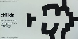 Eduardo CHILLIDA — Affiche originale d'exposition, Carnegie Museum of Art, Pittsburgh — vue 1 sur 6