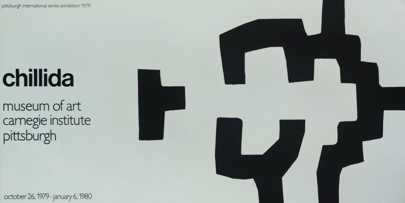 Eduardo CHILLIDA — Affiche originale d'exposition, Carnegie Museum of Art, Pittsburgh