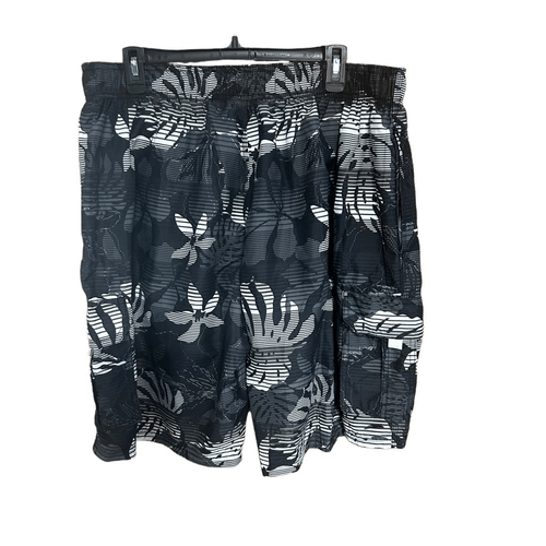 Costume da bagno Kanu Surf XXL nero bianco stampa tropicale - Foto 2 di 3
