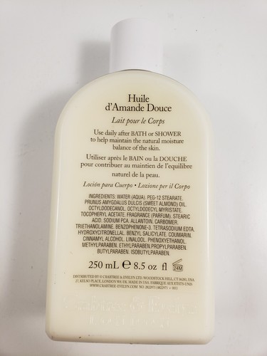 Crabtree & Evelyn Sweet Almond Oil Body Lotion 8.5 oz - Picture 2 of 2