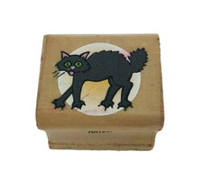 1995 Noteworthy Black Cat Rubber Stamp