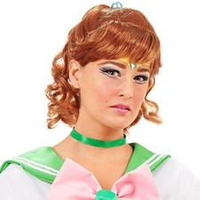 Sailor Moon Sailor Jupiter Costume Wig Brown Color by Incogneato