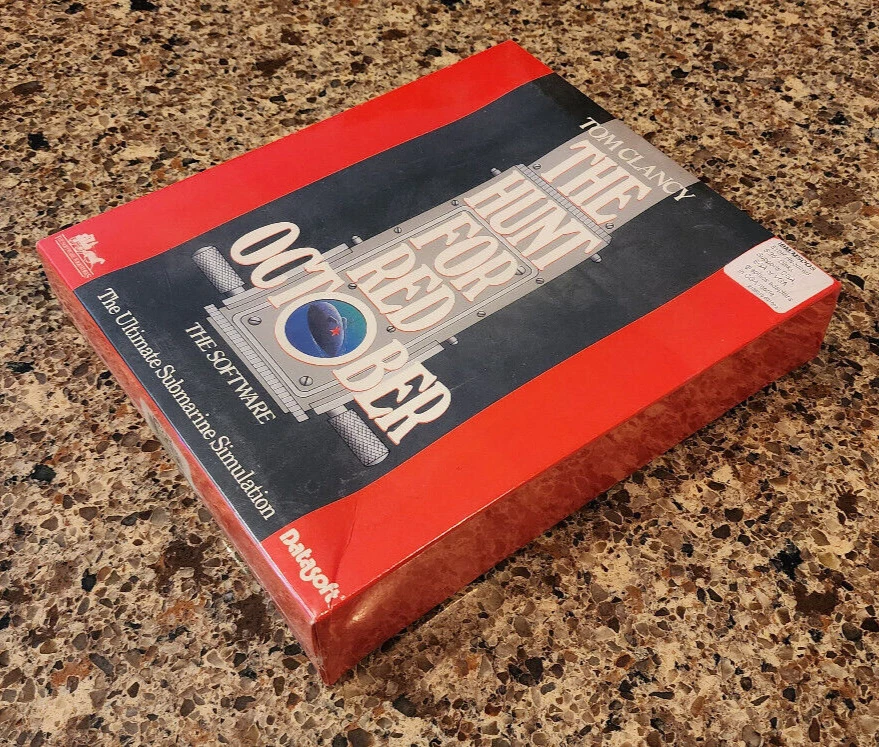 The Hunt For Red October (1984) 5.25" PC Datasoft Sealed - Image 4 of 4