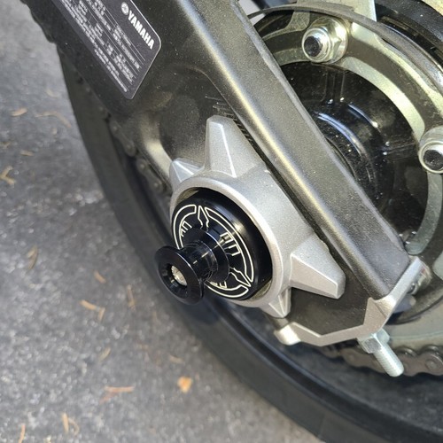Rear Wheel Axle Fork Slider Protector Swingarm Spool For YAMAHA MT-07 YZF-R7 XSR - Picture 4 of 12