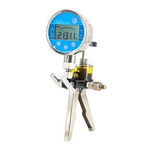 Y060 1 PC NEW Portable Handheld Hydraulic Pressure Gauge Calibrator Test Pump - Picture 3 of 6