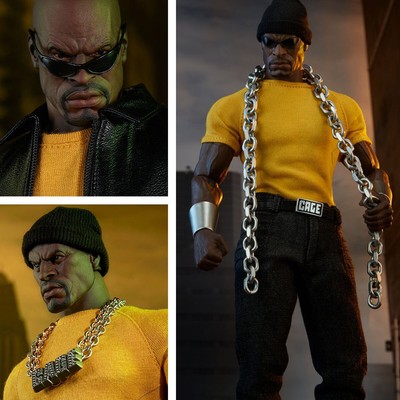 Luke Cage Carl Lucas Power Man 1:6 Figur Sideshow 30,5 cm OVP Neu