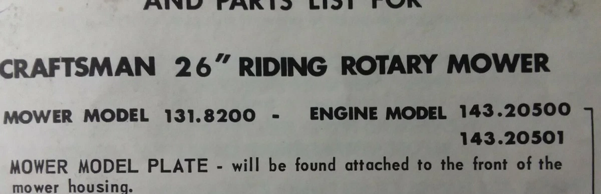 Craftsman 4.5 hp 21 lawn mower manual deals